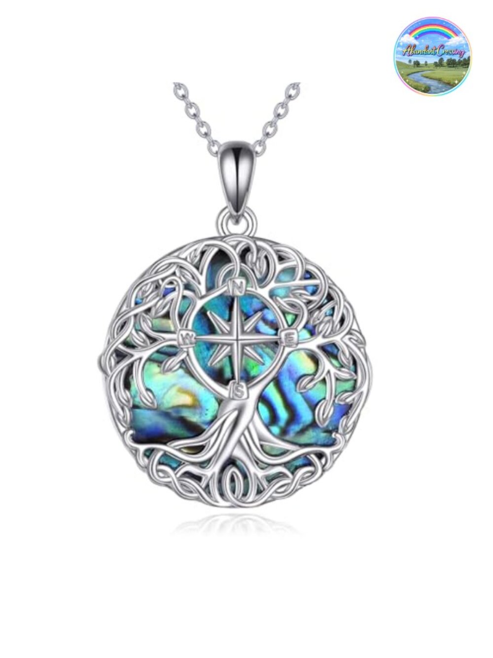 Tree of Life Necklace 925 Sterling Silver Celtic Knot Pendant Jewelry